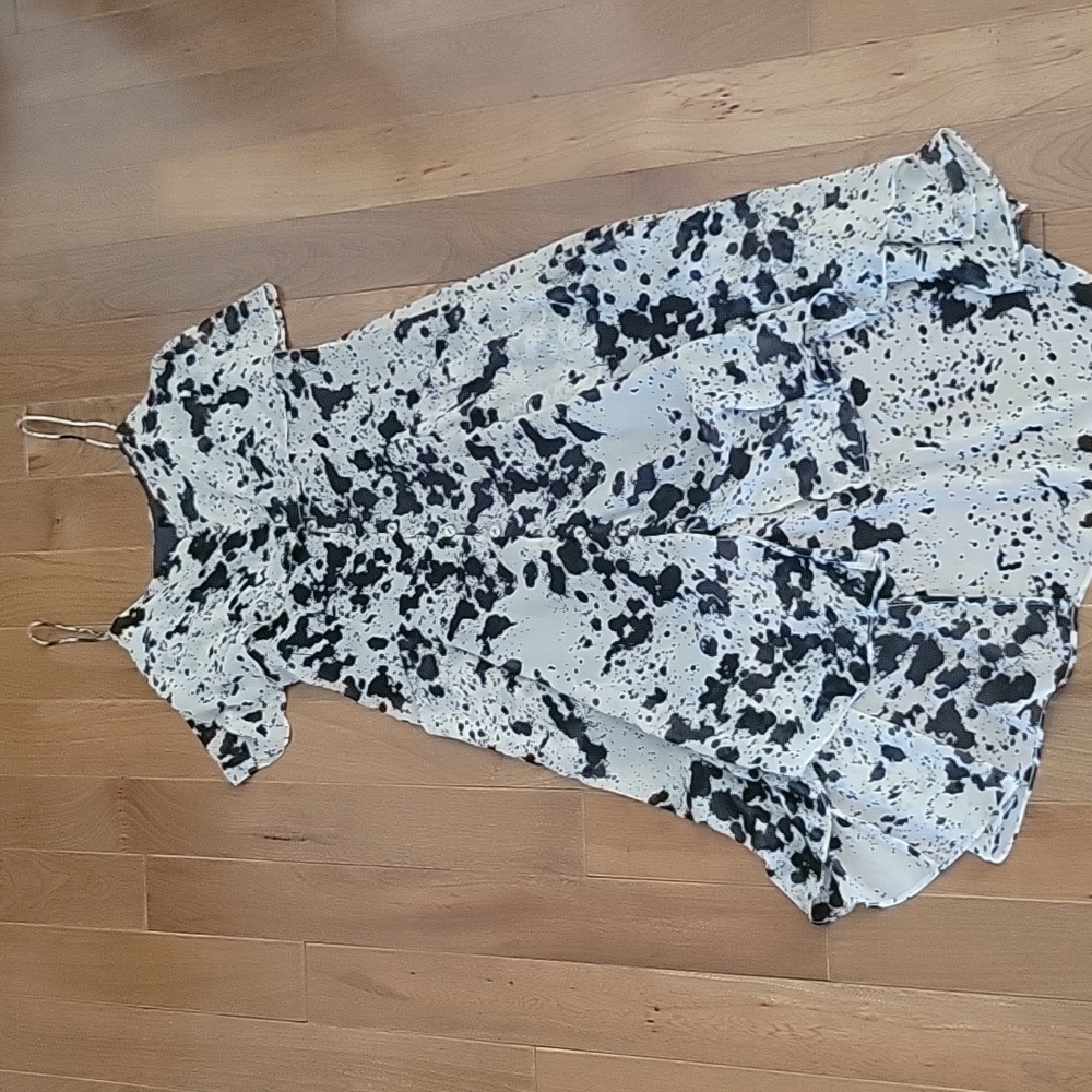 W118 by Walter Baker Tiffany Dress Ink Blot‎ High Low Dress Small